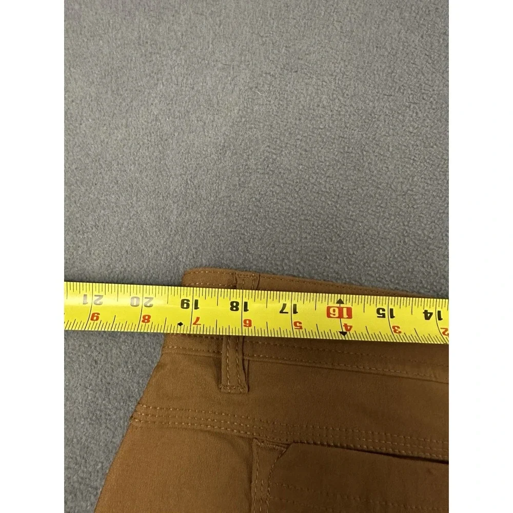 Prana Stretch Zion Slim Pants II Men's Size 38x34 Sepia Brown